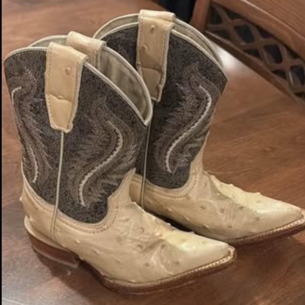 Western boots kids - El Jerezano - handmade leather boots